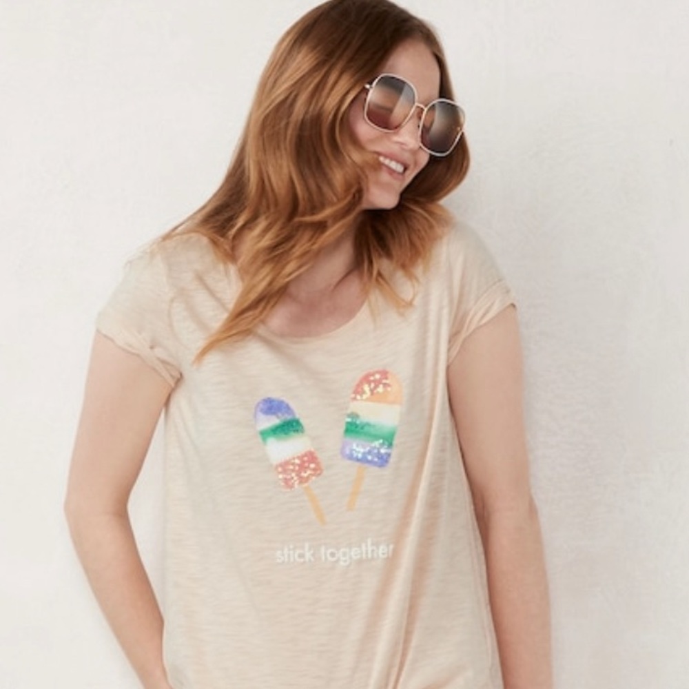 Lauren Conrad popsicle graphic tee